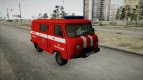 УАЗ 3309 Буханка Пожарный Штаб
