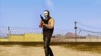 El hombre en la máscara de карателя de GTA Online