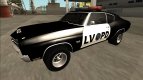 1970 Chevrolet Chevelle SS de la Policía de LVPD