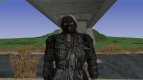 A member of the group the Renegades with a leather jacket from S. T. A. L. K. E. R V. 1