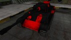 Negro y rojo de la zona de ruptura del Panzer V Panther