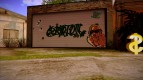 HD Graffiti en el Garaje de CJ en Гантоне