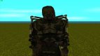 A member of the Spectrum group in a lightweight exoskeleton from S.T.A.L.K.E.R