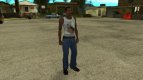 Camiseta blanca. Duermo en la mesa