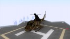 Helicóptero Huey de call of duty ops negro