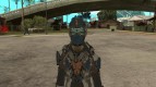 The costume from the game Dead Space 2