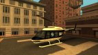 Fixed helicopter at the police station in San Fierro