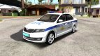 Skoda Rapid ABOUT traffic police