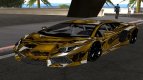 Lamborghini Aventador LP700-4 Gold Baku Luxury