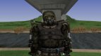 A member of the group Enlightenment in a lightweight exoskeleton of S. T. A. L. K. E. R V. 2