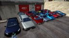 Pack of Volkswagen Saveiro cars
