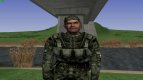 Miembro de la agrupación Suicidas en el casco antiguo de batalla deg-7 de S. T. A. L. K. E. R v.4