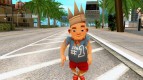 A character from the Subway Surfers (Android)