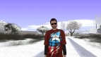Skin GTA Online в красной футболке