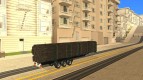 The trailer KRONE timber truck