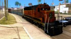 La locomotora SD 40 Union Pacific BNSF