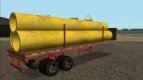 GTA IV Trailer Industrial Pipes