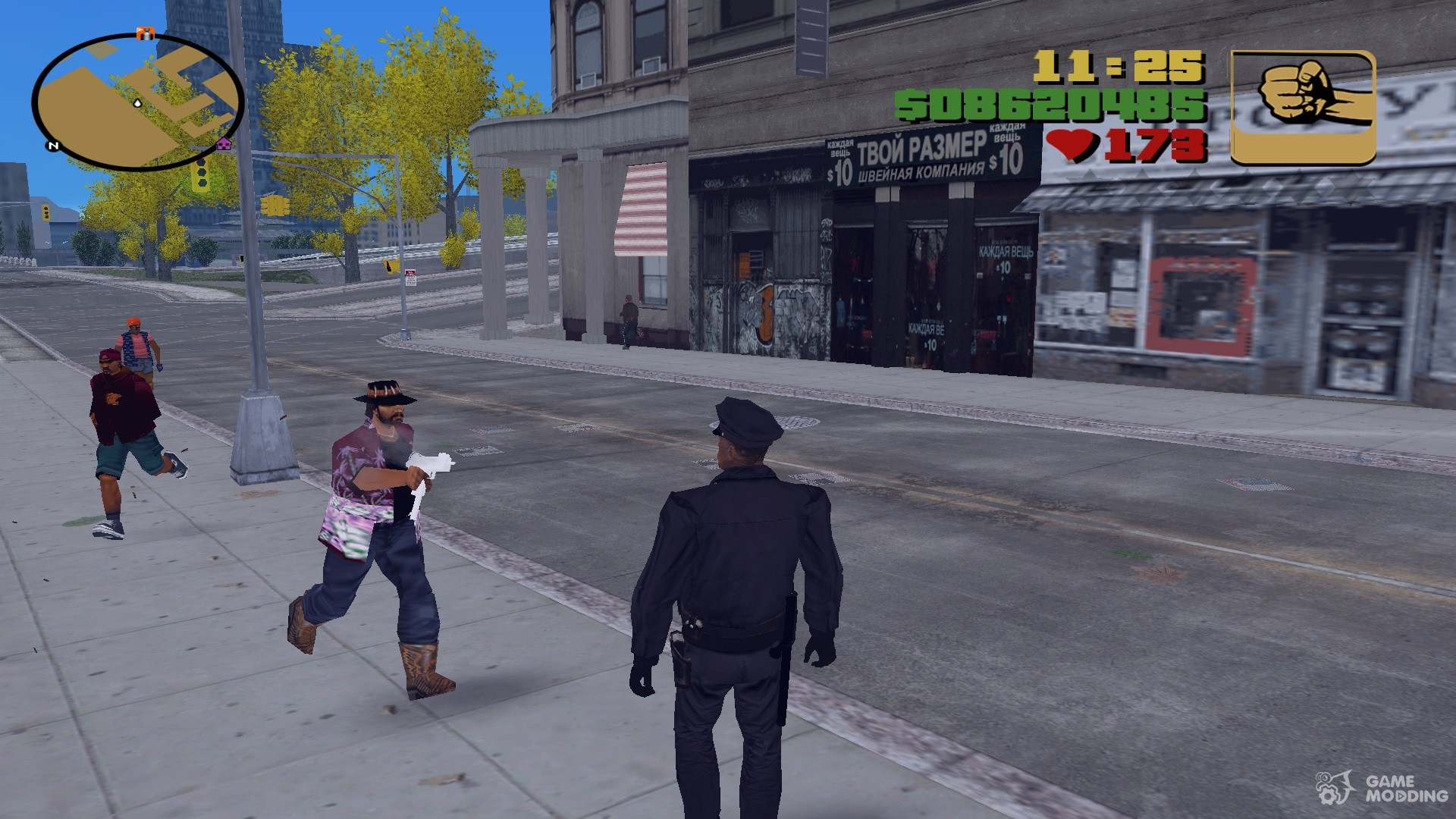 Download Liberty City Stories HUD for GTA 3