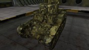 Skin for M3 Stuart camouflaged