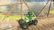 Квадроцикл зелёный скин