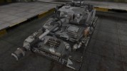 La piel para el tanque alemán Panzer IV hydrostat.