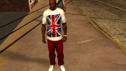 T-shirt with the flag of England
