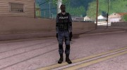 SWAT скин para GTA San Andreas miniatura 5