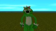 Человек в зеленом костюме худого саблезубого тигра из Zoo Tycoon 2 для GTA San Andreas миниатюра 1