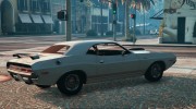 1970 Dodge Challenger RT 440 Six Pack for GTA 5 miniature 3