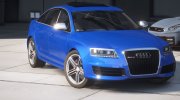 Audi RS6 Sedan 2008 for GTA 5 miniature 1