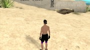 Пляжный человек для GTA San Andreas миниатюра 3