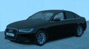 Audi A6 (2013-2018) для GTA San Andreas миниатюра 2