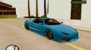 Lamborghini Infernus v2.0 by BlueRay для GTA San Andreas миниатюра 1