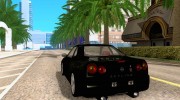 Nissan Skyline R-34 Beta для GTA San Andreas миниатюра 3
