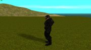 Шепард в N7 Защитник и в шлеме Делумкор из Mass Effect 3 для GTA San Andreas миниатюра 3