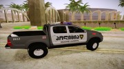 Toyota Hilux 4WD 2015 Georgia Police para GTA San Andreas miniatura 3
