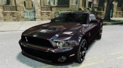 Ford Mustang Shelby GT500 2010 для GTA 4 миниатюра 1