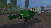 John Deere S690i для Farming Simulator 2015 миниатюра 4