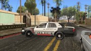 (WPD) Weathersfield Police Crown Victoria для GTA San Andreas миниатюра 8