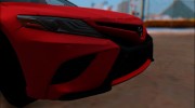 Toyota Camry 2018 para GTA San Andreas miniatura 6