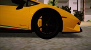 Lamborghini Huracan Performante LP640-4 2017 Wheel style 1 para GTA San Andreas miniatura 9