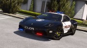 Ferrari F430 Scuderia Hot Pursuit Police for GTA 5 miniature 17