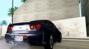 Nissan Skyline GTR - Stock for GTA San Andreas miniature 7