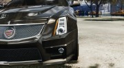 Cadillac CTS-V Coupe 2011 для GTA 4 миниатюра 12