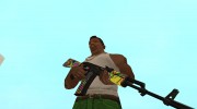 AK-47 Cannabis Camo для GTA San Andreas миниатюра 2