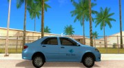 Taxi Blu*bird Toyota Vios для GTA San Andreas миниатюра 5