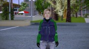 Девушка блондинка в куртке for GTA San Andreas miniature 1
