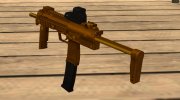 Golden Tec9 (MP7A1) for GTA San Andreas miniature 3
