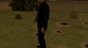 Vitos Black Made Man Suit from Mafia II para GTA San Andreas miniatura 4