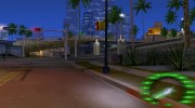 Зелёный прозрачный спидометр для GTA San Andreas миниатюра 2